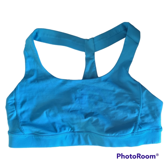 Lululemon Fast Lane Bra Size 8 Indian Ocean - Picture 6 of 10